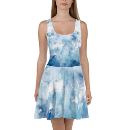 All-Over Print Skater Dress