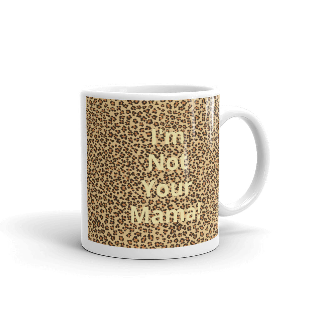 White glossy mug